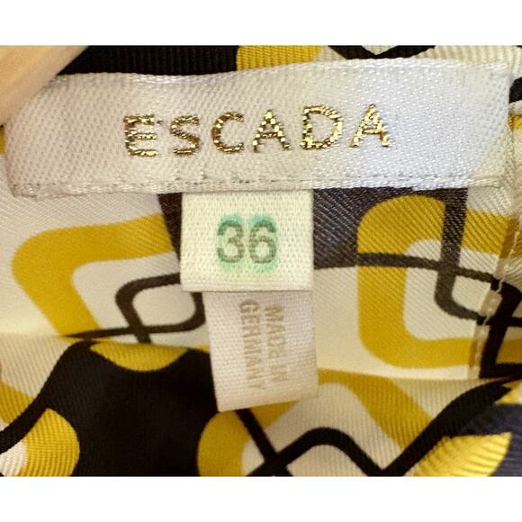 Escada 100% Silk Sleeveless Blouse Women’s Size 36 US Size 6 Vintage - Picture 13 of 13